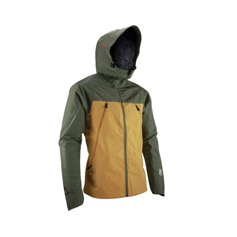 LEATT KURTKA ROWEROWA MTB HYDRADRI 4.0 JACKET RUST RDZAWY/ZIELONY M