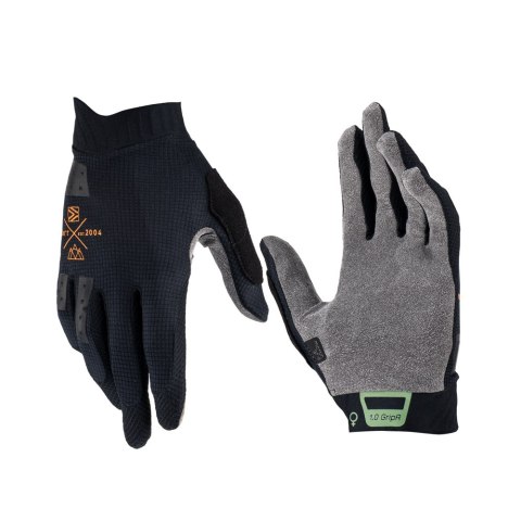 LEATT RĘKAWICE ROWEROWE DAMSKIE MTB 1.0 GRIPR GLOVE STEALTH BLACK S LEATT RĘKAWICE ROWEROWE DAMSKIE MTB 1.0 GRIPR GLOVE STEALTH BLACK S