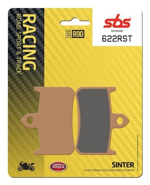 SBS KLOCKI HAMULCOWE KH187 TRACK AND SPORT SINTER KOLOR ZŁOTY