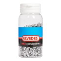 ELVEDES ALUMINIOWA KOŃCÓWKA LINKI KOLOR SREBRNY OPAKOWANIE ZBIORCZE 500SZT