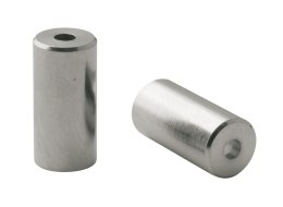 ELVEDES ALUMINIOWA KOŃCÓWKA PANCERZA HAMULCA 5MM SREBRNY OPAKOWANIE 10SZT