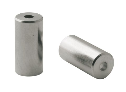 ELVEDES ALUMINIOWA KOŃCÓWKA PANCERZA HAMULCA 5MM SREBRNY OPAKOWANIE 10SZT