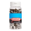 ELVEDES ALUMINIOWA KOŃCÓWKA PANCERZA HAMULCA 5MM SREBRNY OPAKOWANIE 200SZT