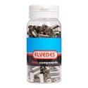 ELVEDES ALUMINIOWA KOŃCÓWKA PANCERZA HAMULCA 5MM SREBRNY OPAKOWANIE 200SZT