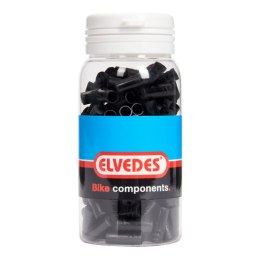ELVEDES KOŃCÓWKA PANCERZA PRZERZUTKI 4.3MM BLACK OPAKOWANIE ZBIORCZE 150SZT
