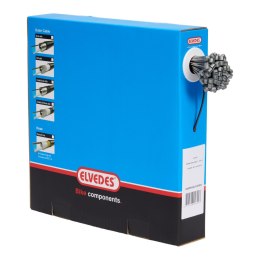 ELVEDES LINKA HAMULCA ROWEROWEGO NIERDZEWNA SZLIFOWANA DŁUGOŚĆ 2000MM OPAKOWANIE BOX 100SZT