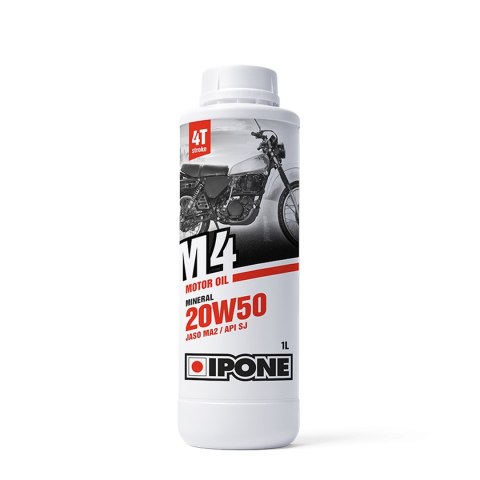 IPONE M4 20W50 OLEJ SILNIK MINERALNY 1L (JASO MA2, API SJ) (AKC) (15)