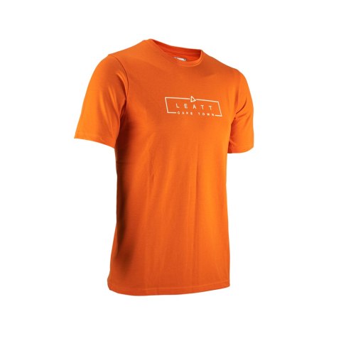 LEATT (2023) KOSZULKA T-SHIRT CORE FLAME KOLOR POMARAŃCZOWY ROZMIAR S