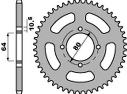 PBR ZĘBATKA TYLNA 4394 36 YAMAHA YFA BREEZE 89- 04, YFM 125 GRIZZLY 04- 12