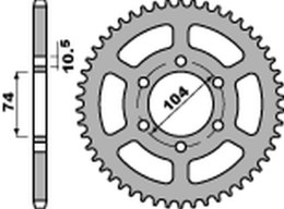 PBR ZĘBATKA TYŁ 481 45 C45 KAWASAKI Z 400/550 80-83, 650 79, KH 500 72-75 J
