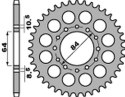 PBR ZĘBATKA TYŁ 811 41 C45 SUZUKI DR 200S/SE 86- 19, GSX 250 KATANA 82- 84