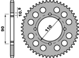PBR ZĘBATKA TYLNA 901 35 F YAMAHA XS 400 82-88 JTR840,35 ŁAŃC. 530 STD.-3