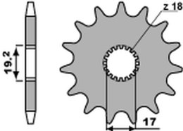 PBR ZĘBATKA PRZ. 515 13 18NC GARELLI 50 86-91 Ł415