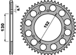 PBR ZĘBATKA TYŁ 4424 43 C45 CAGIVA NAVIGATOR 1000 01-05, GRAN CANYON 900 00-01 525 JTR-BRAK