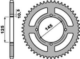PBR ZĘBATKA TYŁ 857 49 C45 YAMAHA XT 600 83-89, 600Z TENERE 87-89, XTZ 660