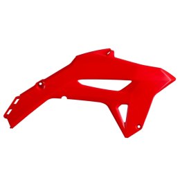 POLISPORT OSŁONY CHŁODNICY KOMPLET HONDA CRF 250R 22 ; CRF 450R 21-22 RED