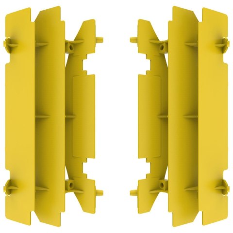 POLISPORT OSŁONY CHŁODNICY KRATKI-KOMPLET RM 125 01-08 250 96-06 DRZ 400 00-22