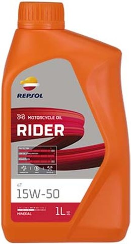 REPSOL OLEJ SILNIK 4T RIDER 15W50 1L MA2 MINERALNY 12