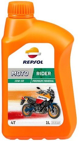 REPSOL OLEJ SILNIK 4T RIDER 15W50 1L MA2 MINERALNY 12