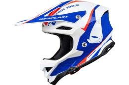 UFO 2023/04 KASK DIAMOND CROSS KOLOR BIAŁY/CZERWONY/NIEBIESKI ROZMIAR M