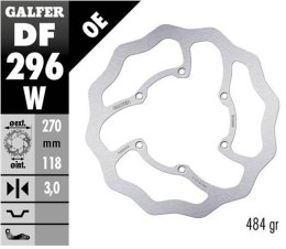 GALFER TARCZA HAMULCOWA PRZÓD YAMAHA WR 250F 17-, 450F 20-, YZ 125/250 22-,