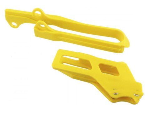 POLISPORT PROWADNICA I ŚLIZG ŁAŃCUCHA KPL SUZUKI RMZ 250 12-18 UNI ŻÓŁTY