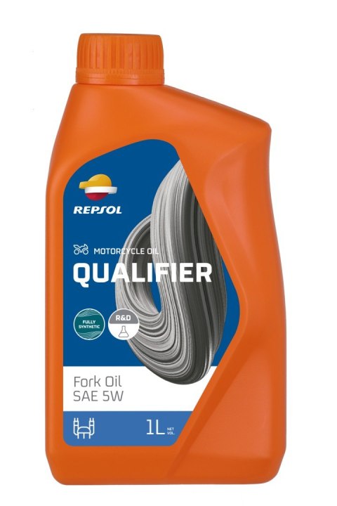 REPSOL OLEJ DO TELESKOPÓW AMORTYZATORÓW ZAWIESZENIA QUALIFIER FORK OIL SAE 5W 1L 12-RP172L51