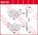 TRW LUCAS ZF KLOCKI HAMULCOWE KH041 ORGANIC YAMAHA RD 250/RD 400S 78-79 PRZ