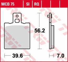 TRW LUCAS ZF KLOCKI HAMULCOWE KH047 ORGANIC SPORT APRILIA AF-1 250 90-, RS