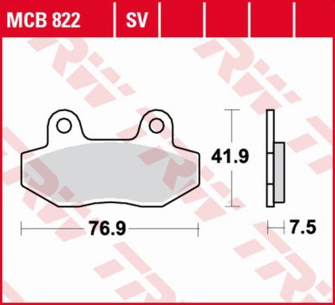 TRW LUCAS ZF KLOCKI HAMULCOWE KH086 SINTER STREET HYOSUNG GT 03-17, GV 125