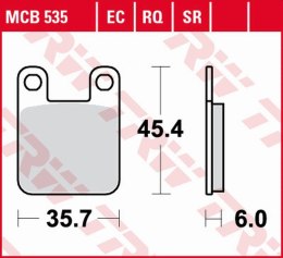 TRW LUCAS ZF KLOCKI HAMULCOWE KH115 SINTER SPORT SUZUKI AY 50 KATANA 98-06,