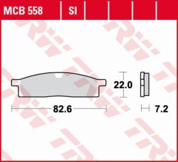 TRW LUCAS ZF KLOCKI HAMULCOWE KH119 SINTER OFFROAD YAMAHA DT 50 98-, YZ 65