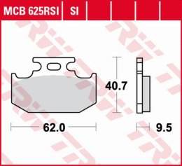 TRW LUCAS ZF KLOCKI HAMULCOWE KH152 SINTER OFFROAD RACING KAWASAKI KX 125/2