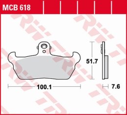 TRW LUCAS ZF KLOCKI HAMULCOWE KH163 ORGANIC APRILIA RX/TUAREG 125 90-92, PE