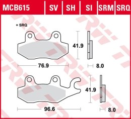 TRW LUCAS ZF KLOCKI HAMULCOWE KH165 SINTER STREET CAGIVA CANYON 900 97-00,