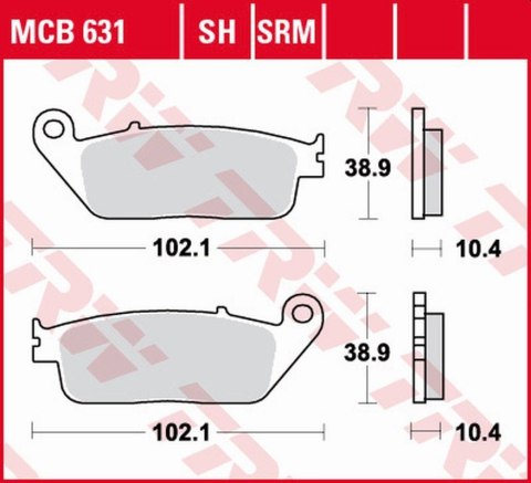 TRW LUCAS ZF KLOCKI HAMULCOWE KH196 SINTER YAMAHA RA 125/400 X-MAX 17-, YP