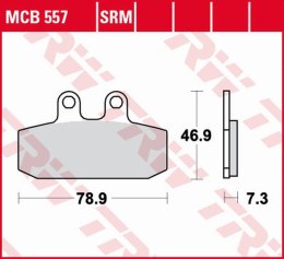 TRW LUCAS ZF KLOCKI HAMULCOWE KH256 SINTER APRILIA ATLANTIC 500 02-05, SCAR