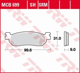 TRW LUCAS ZF KLOCKI HAMULCOWE KH275 SINTER YAMAHA YP/XP 125 X-MAX 10-, VP 2