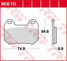 TRW LUCAS ZF KLOCKI HAMULCOWE KH304 ORGANIC BMW K 1200LT 98- 09, R 1200CL 03- 05 TYŁ