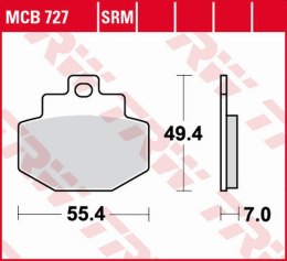 TRW LUCAS ZF KLOCKI HAMULCOWE KH321 ORGANIC BENELLI ADIVA 125/150 00-06, PI