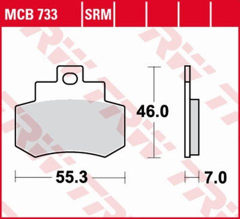 TRW LUCAS ZF KLOCKI HAMULCOWE KH356 ORGANIC PIAGGIO NEW FLY 125 12-13, KYMC