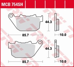 TRW LUCAS ZF KLOCKI HAMULCOWE KH387 SINTER STREET HARLEY-DAVIDSON 883 XL-C/