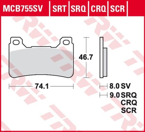 TRW LUCAS ZF KLOCKI HAMULCOWE KH390 SINTER CARBON RACING HONDA CBR 600RR 05