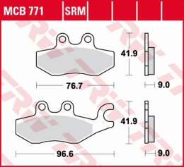 TRW LUCAS ZF KLOCKI HAMULCOWE KH418 SINTER PIAGGIO BEVERLY 125 10-, MEDELEY