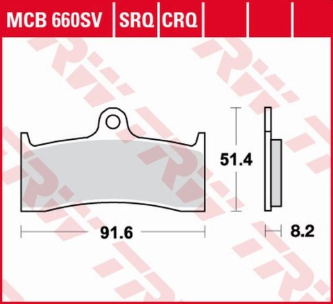 TRW LUCAS ZF KLOCKI HAMULCOWE KH424 SINTER STREET BUELL M2/S3/X1 1200 98-02