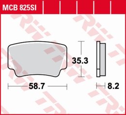 TRW LUCAS ZF KLOCKI HAMULCOWE KH463 SINTER OFFROAD KTM SX-F/XC 450 ATV 08-1