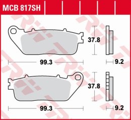 TRW LUCAS ZF KLOCKI HAMULCOWE KH488 SINTER STREET HONDA VFR 800F 14-, 800X