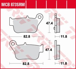 TRW LUCAS ZF KLOCKI HAMULCOWE KH628 SINTER SYM MAX 400 11-, 600 14-, TYŁ