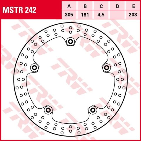 TRW LUCAS ZF TARCZA HAMULCOWA PRZÓD BMW F 750GS/850GS 18-, R 1200GS/ADV 13-