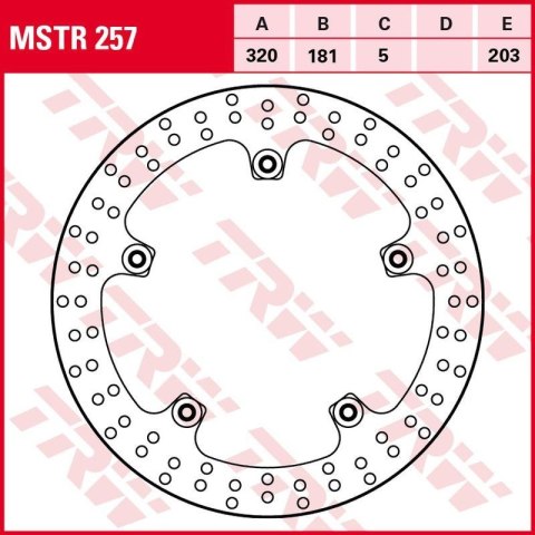 TRW LUCAS ZF TARCZA HAMULCOWA PRZÓD BMW F 800GT 13-, S 1000R 1000RR 09-18,
